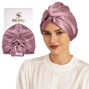 SilkSilky pale mauve bonnet front view showing elegant sheen and protectiveness