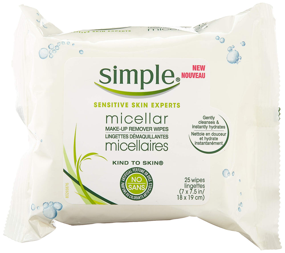 Simple front packaging showing a 25-count resealable wipe pack for easy cleansing