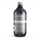 simplehuman front label showing mandarin orange scent and volume, clear product info benefit