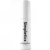 Simpletics front packaging showing compact travel-ready container and clean design