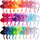 SIQUK front row showing all 28 headbands for easy color selection