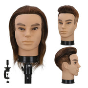 sirydtm front mannequin head showing natural hair for realistic practice