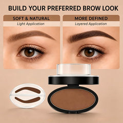 SIXCLA before and after brows illustrating balanced, salon-style symmetry benefit
