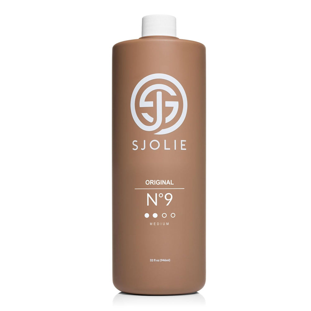 SJOLIE SUNLESS front bottle showing label and 32oz size for clear product identity and benefit