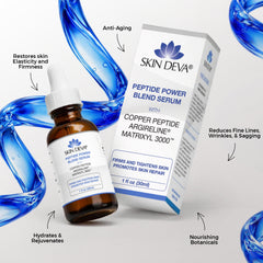 SKIN DEVA dropper releasing serum showing texture benefit: lightweight absorption