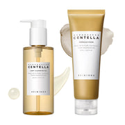 SKIN1004 front packaging of centella double cleansing duo showing product benefit hydration