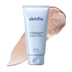 Skinfix front bottle view showing cleanser and clear labeling for easy identification