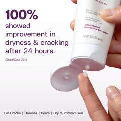 SkinIntegra cream texture close-up showing smooth absorbent formula for fast relief