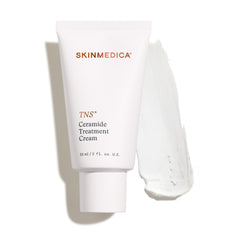 SkinMedica front jar shot showing clean packaging and product benefit