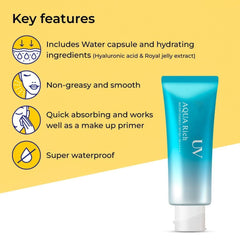 SKINSINS 70g tube next to hand for size and portability benefit