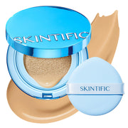 SKINTIFIC compact front view showing sleek design and secure closure benefit: travel-friendly