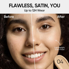 SKINTIFIC open cushion with puff showing even product distribution and ease