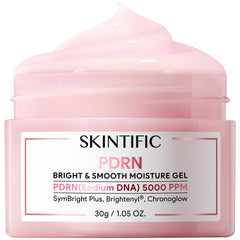 SKINTIFIC front packaging showing bottle and label with product benefit
