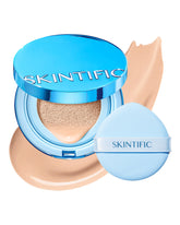 SKINTIFIC compact front shot highlighting sleek packaging and portability benefit