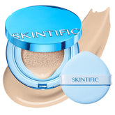 SKINTIFIC compact front view showing sleek packaging and travel convenience