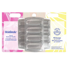 Skintimate front packaging 12 count showing refill value and brand benefit