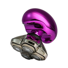 Skull Shaver Butterfly Kiss PRO front view showing sleek purple body and ergonomic grip for comfort