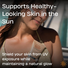 Sky and Sol label detail highlighting ingredients and zinc protection