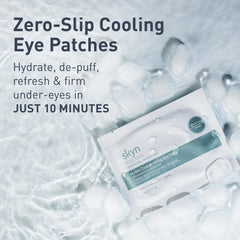 skyn ICELAND close-up of an open gel patch showing smooth adhesive and cooling effect