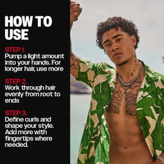 Slick Gorilla used with a diffuser to boost curl definition and natural volume