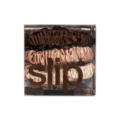 SLIP silk scrunchie close-up of smooth slipsilk texture reducing friction