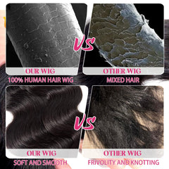 Smabuity transparent 13x6 lace detail showing scalp simulation and parting versatility