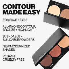 Smashbox contour pan close-up showing finely milled powder for precise shadowing