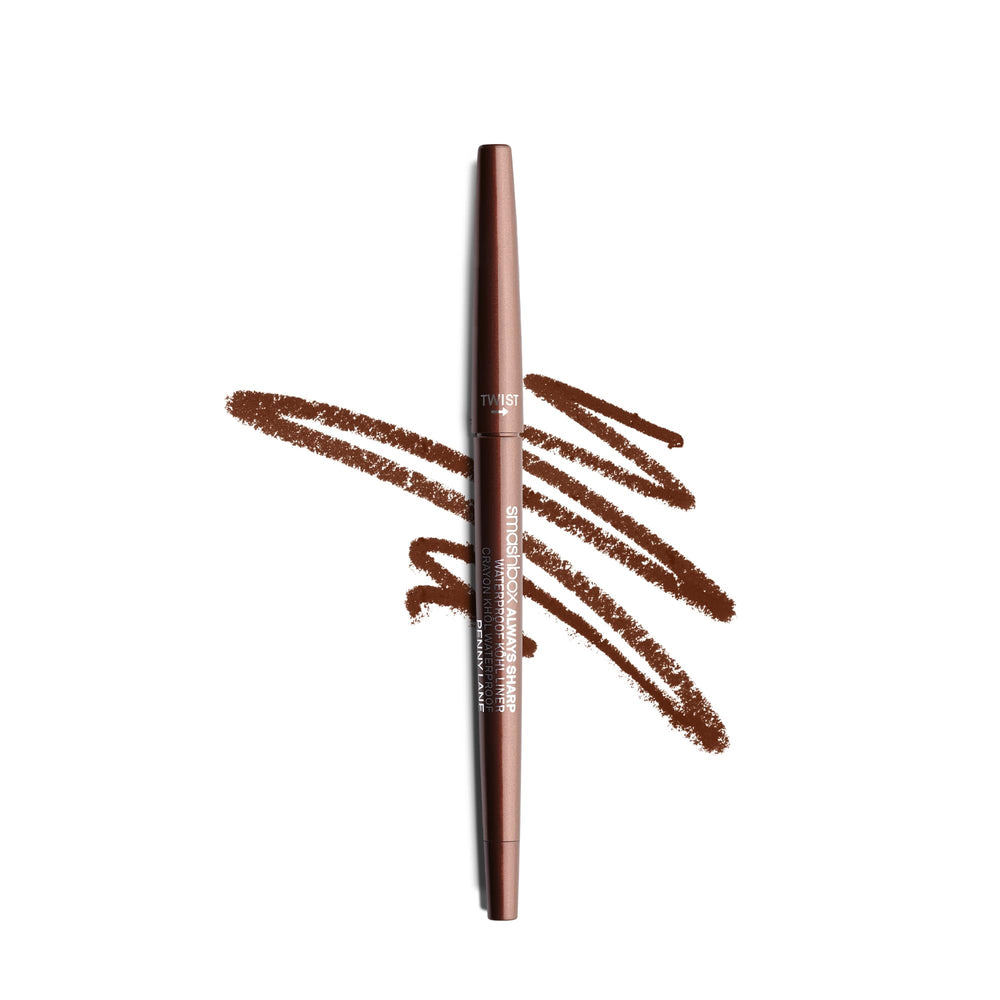 Smashbox pencil front packaging showing shade Penny Lane and brand benefits