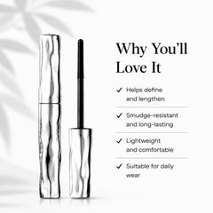 smivex mascara applied on lashes demonstrating clump-free separation