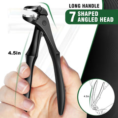 SMZHealing long-handle angled clipper demonstrating improved reach
