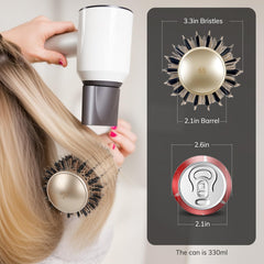 Sndyi boar bristles detail spreading natural oils for smoother hair