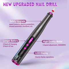 SnnyNyx close-up LCD and controls for precise speed selection and easy use