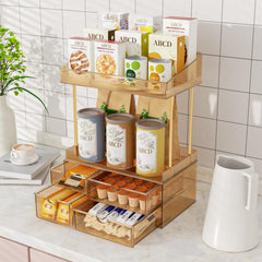 SNSLXH next to products for scale showing compact footprint and space-saving benefit