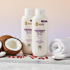 Three Soapbox Coconut & Goji Berry bottles side-by-side emphasizing value pack and consistency
