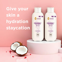 Creamy lather from Soapbox Coconut & Goji Berry body wash demonstrating rich cleansing foam