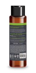 Soapbox back label with ingredients list and usage benefits