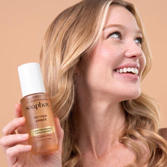Soapbox spray nozzle close-up demonstrating fine mist for even, gentle coverage
