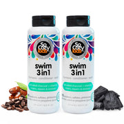 SoCozy front packaging showing two bottles and swim formula benefits