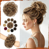SOFEIYAN front view of bun packaging showing natural finish and ready-to-wear benefit