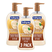 Softsoap front pump bottle showing 32 fl oz size and convenient dispenser