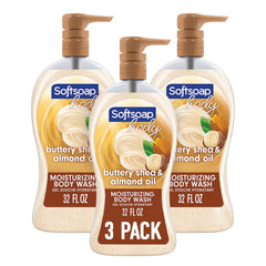 Softsoap front pump bottle showing 32 fl oz size and convenient dispenser