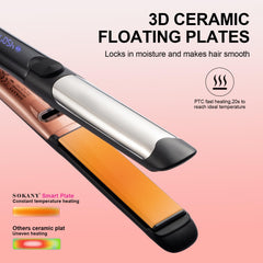 Sokany titanium plate close-up highlighting curved surface for smooth glide