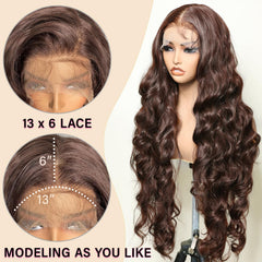 SOKU close-up transparent 13x6 lace blending with skin for natural parting benefit