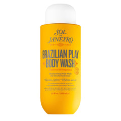 Sol de Janeiro front bottle showing label and Cheirosa 62 scent for luxe shower experience