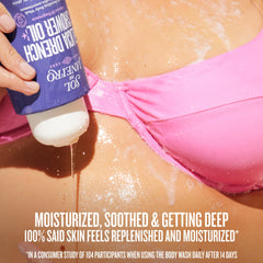 Sol de Janeiro oil-to-foam lather in hand for gentle cleansing