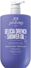 Sol de Janeiro bottle front view showing jumbo size and scent benefit