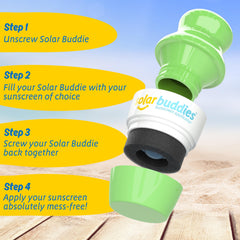 Solar Buddies packed in a toiletry bag showing compact travel convenience