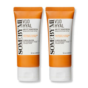 SOME BY MI front packaging showing twin-pack sunscreen and brand clarity