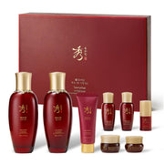 Sooryehan front packaging of complete Hyobidam gift set showing elegant boxes and bottles