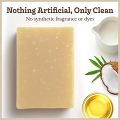 Southern Natural close-up of soap texture highlighting creamy finish and gentle cleanse